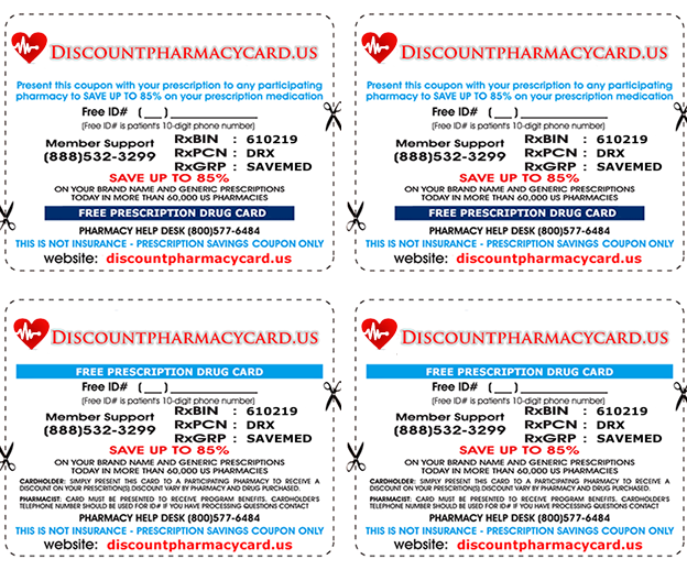 Print your pharmacy Discount Cards